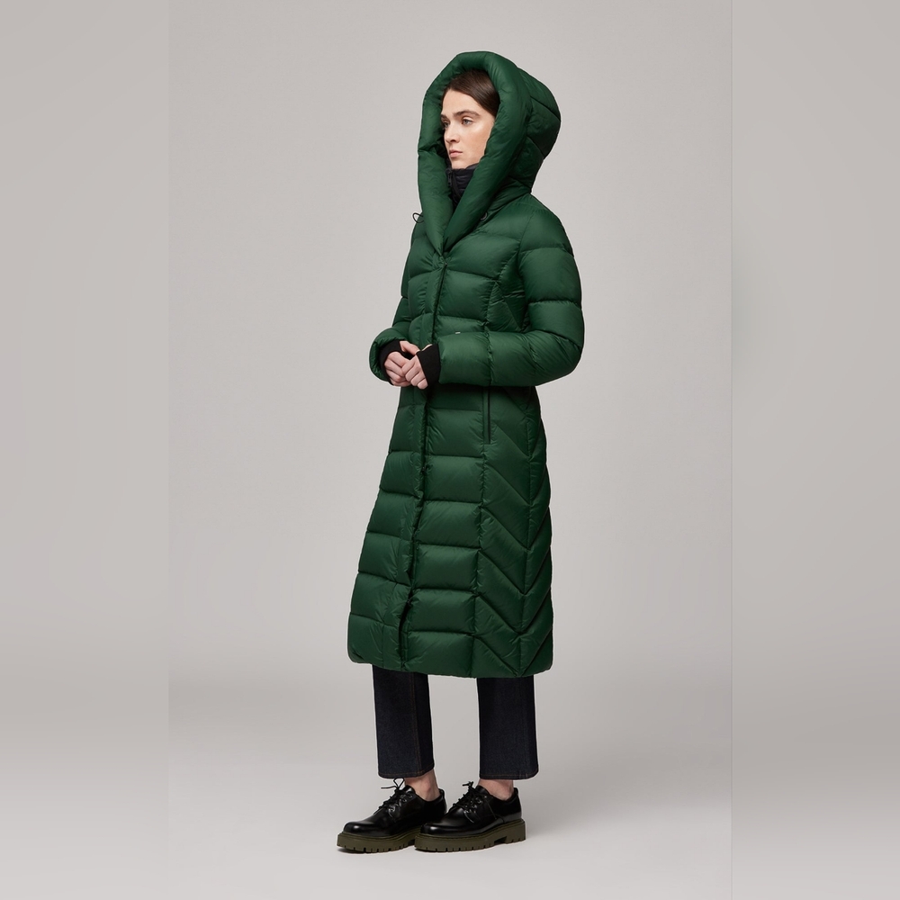 Soia & Kyo Deep Green Women's Puffer Coat